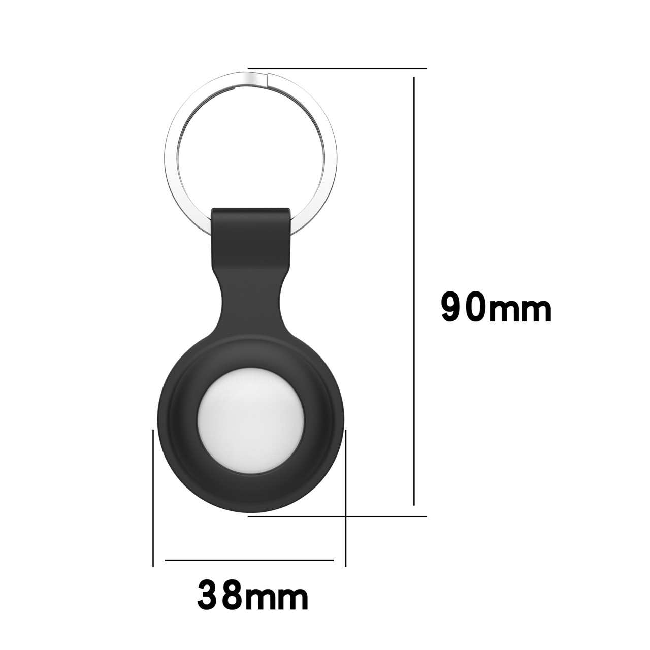 Applicable Apple airtags case, airtgas silicone case, Apple tracker case full figure
