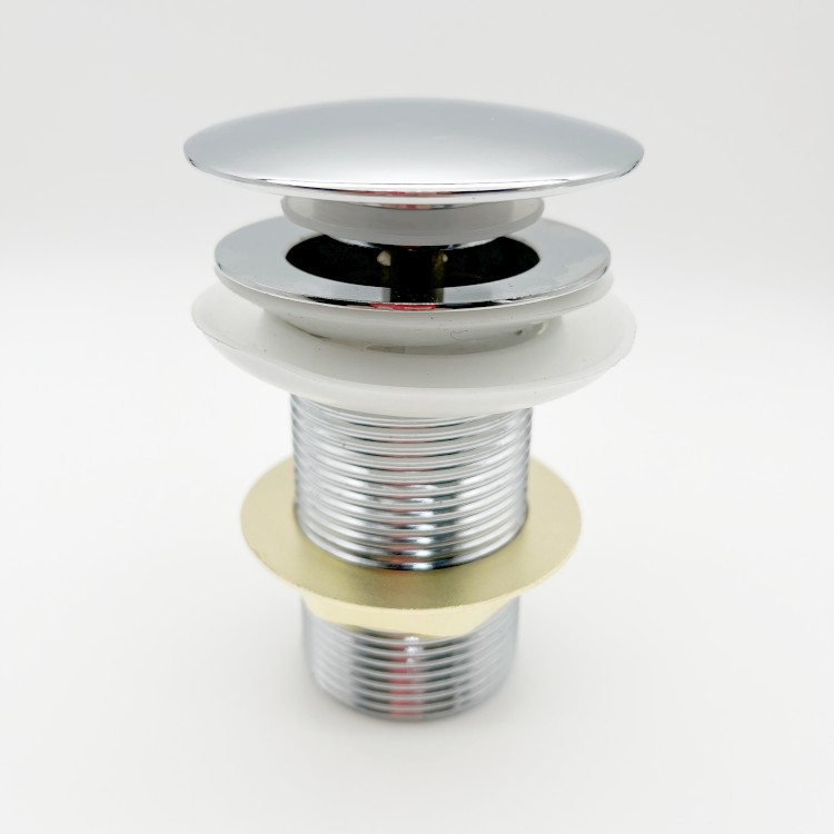 Factory wholesale press-type bouncy drain, stainless steel glass basin drain, washbasin drain full figure