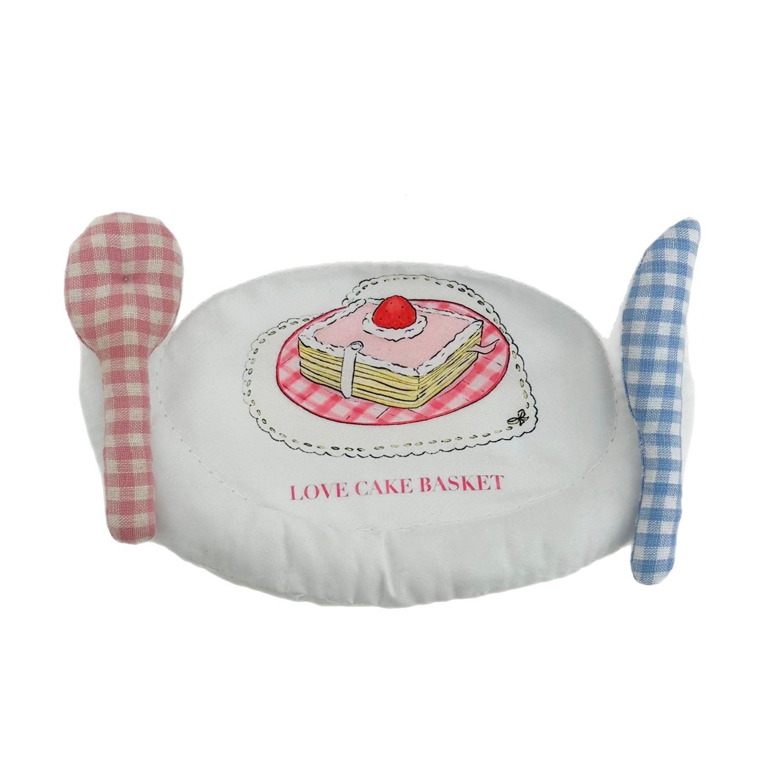 Dessert cake coaster, printed fabric, cotton-filled coaster, girlish heart, high appearance level, coffee mat, table decoration mat Item Picture