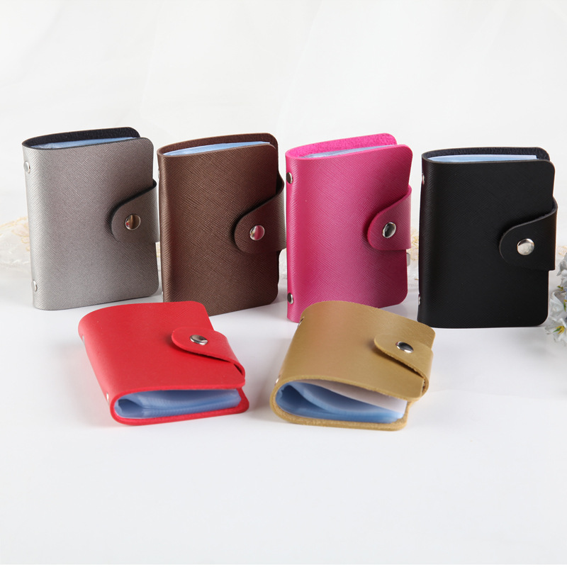 Cangnan card bags are commonly used simple wallet card bags for men and women, wholesale card cases, advertising gifts and giveaways details Picture