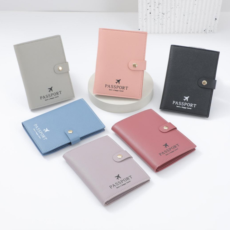 New 2024 passport bag, document bag, card bag, multi-functional, simple and fashionable, solid color, large capacity corporate gift details Picture