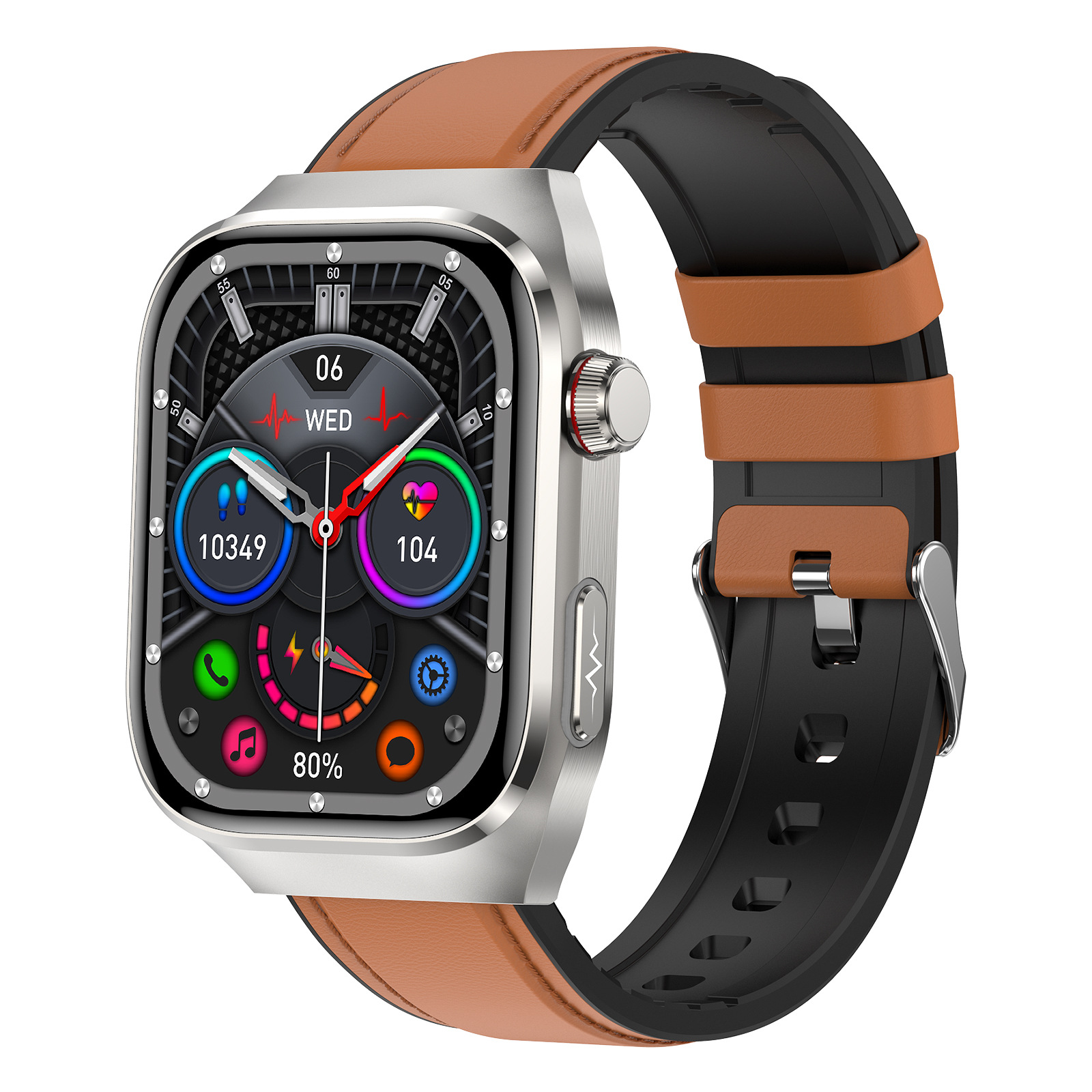 tk16 smartwatch Bluetooth call, electrocardiogram, health monitoring, body temperature, heart rate, sleep monitoring, tk16 remote control details Picture