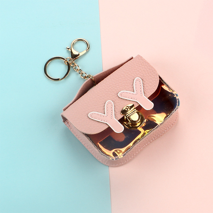 Wallet Girl 2024 New Korean style trendy student, fresh and cute lady, small wallet, clutch, laser coin purse details Picture