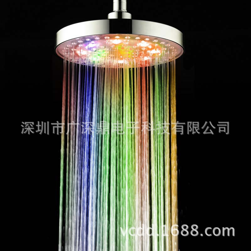 8-inch LED top spray/Seven-color top spray/Light-changing four-color 8-inch large showerhead SDH-C2 Application Scenario