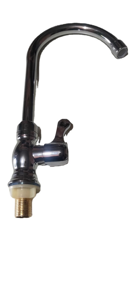 Plastic body large vertical kitchen sink faucet, large curved rotating sink faucet, large vertical plastic steel faucet, kitchen faucet full figure
