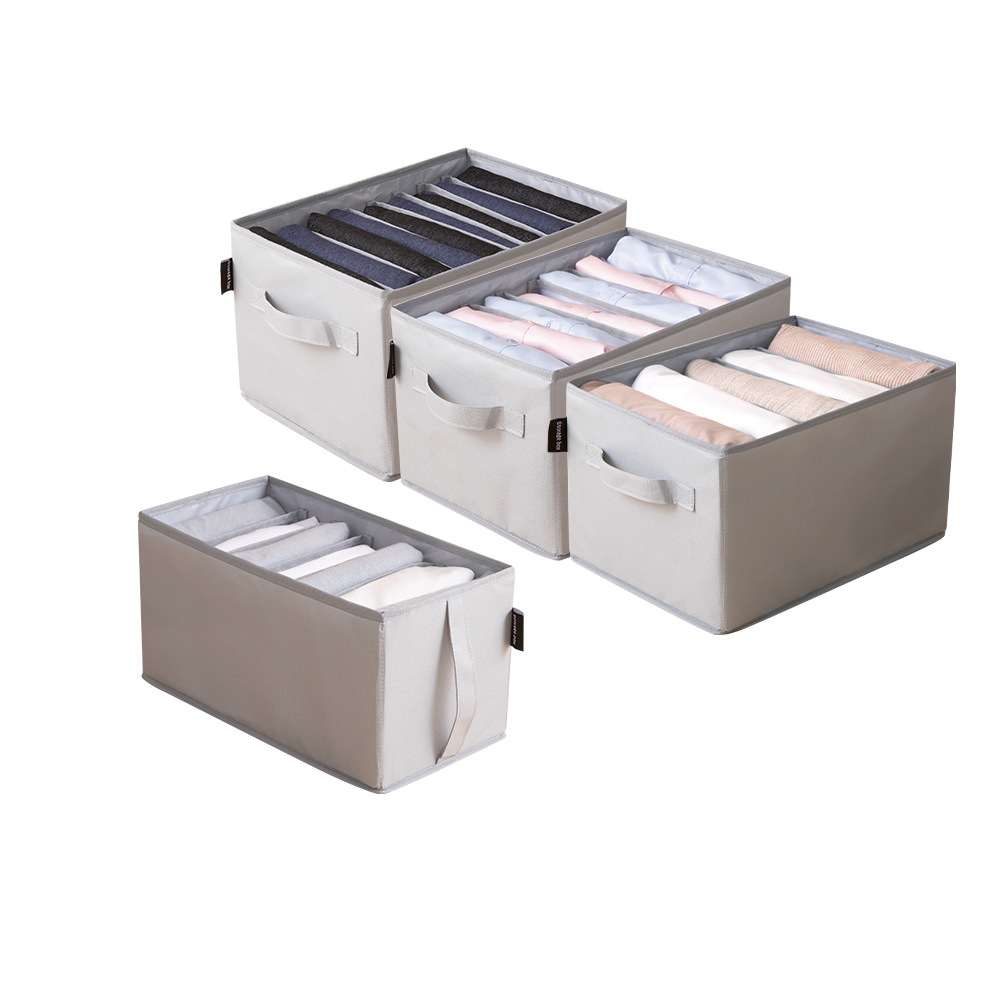 Amazon's new manufacturer's supply 600D Oxford fabric pants storage and organization box, divided into format and underwear storage compartments Item Picture
