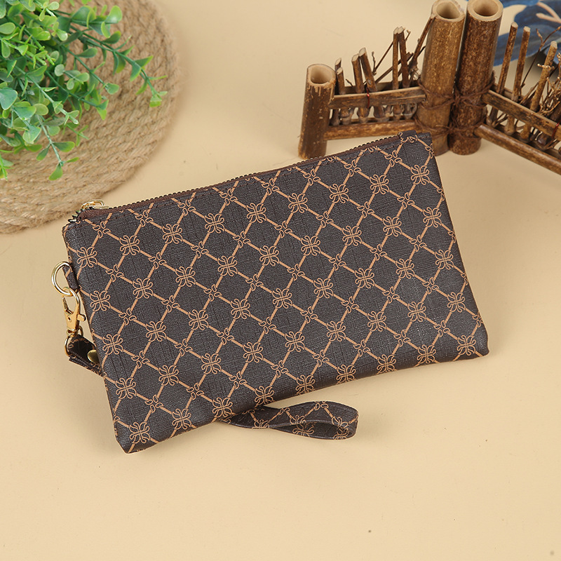 Wholesale of new wallet, casual long zipper women's clutch, multi-functional large capacity, waterproof and personalized small bags details Picture