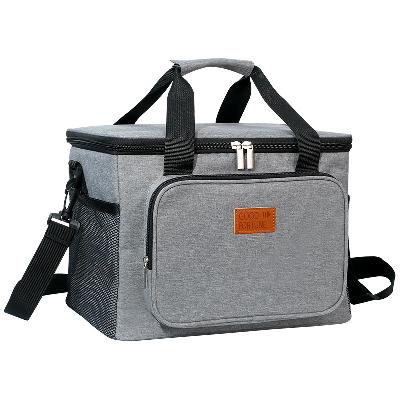 Amazon cross-border lunch bags, hand and shoulder picnic bags, PEVA outdoor car ice packs, insulated lunch box bags wholesale Item Picture