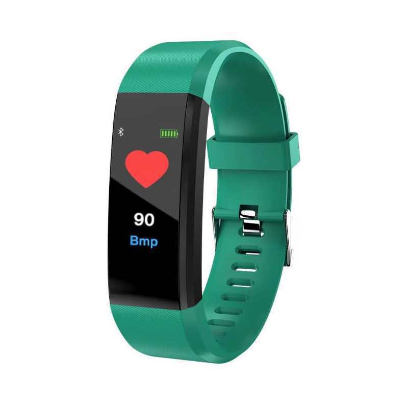 Wholesale new 115plus smart bracelet, heart rate, blood pressure, blood oxygen, exercise step count cross-border health bracelet full figure