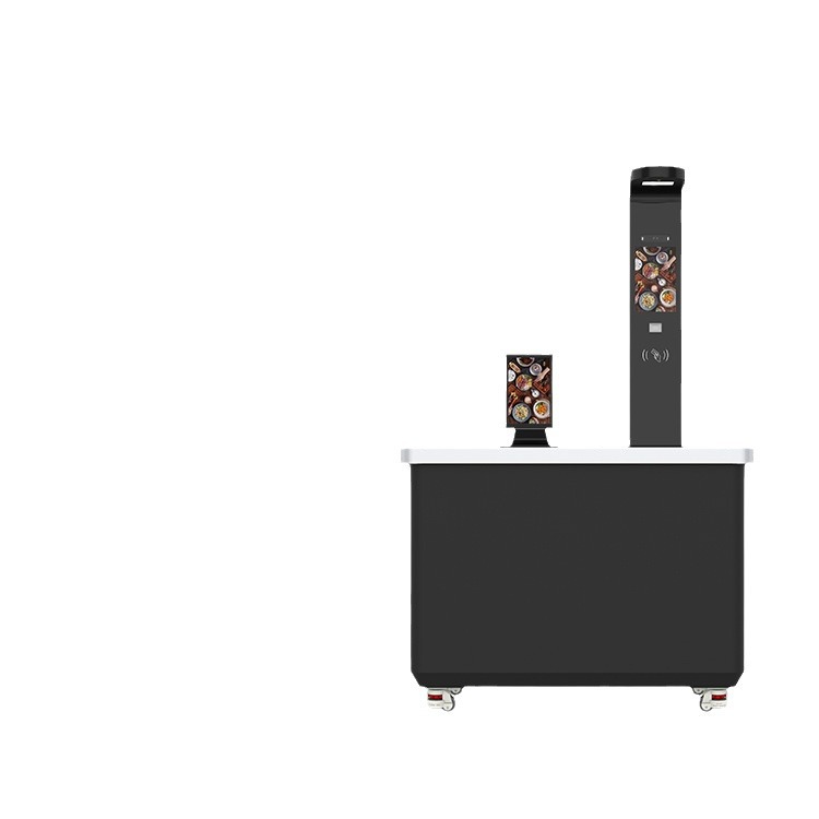 Smart catering vertical dining table, AI analysis, face recognition, rapid sensing, weighing and settlement, scanning code settlement, dining machine Item Picture