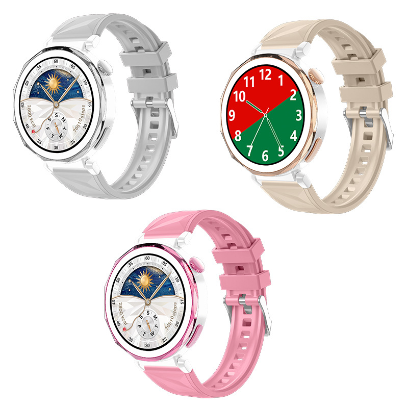 GT5mini Fashion Women's high-resolution screen smartwatch, Bluetooth call, Alipay NFC, Dynamic Island, true step counting Item Picture