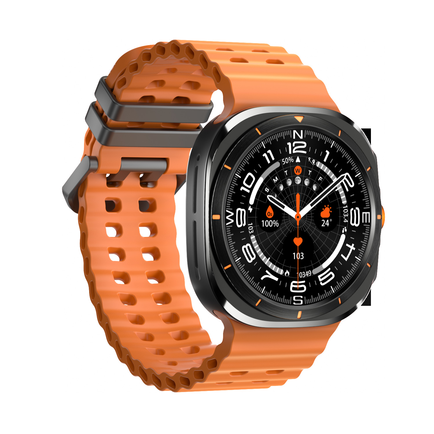 The new W7 Bluetooth call smartwatch voice assistant weather, music, heart rate, blood pressure and multi-exercise smartwatch Application Scenario
