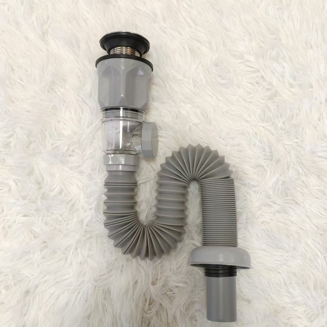 Universal water-seal anti-odor drain, washbasin drain, no glue application, urinal drain, telescopic pipe, washbasin anti-odor details Picture