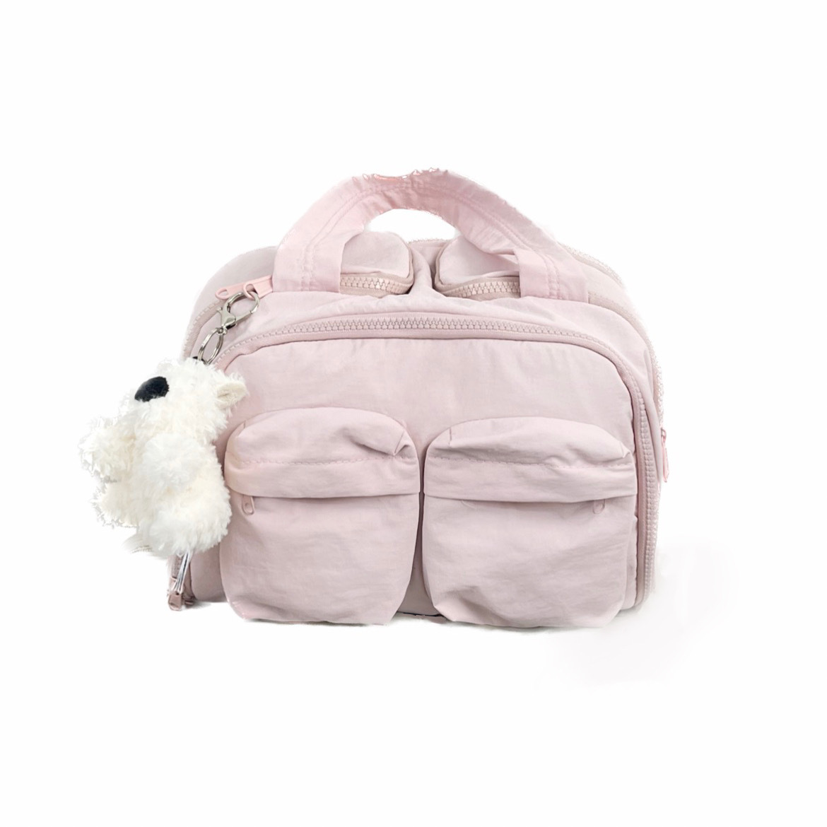 2025 New style storage bag for women, simple and large-capacity double-opening makeup bag, high-end travel portable toiletry bag for women Item Picture