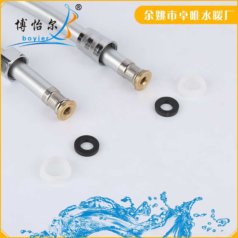 Wholesale PVC flexible hoses for 1.5-meter bathrooms, water heaters, connection pipes and thickened shower pipes from bathroom manufacturers Application Scenario