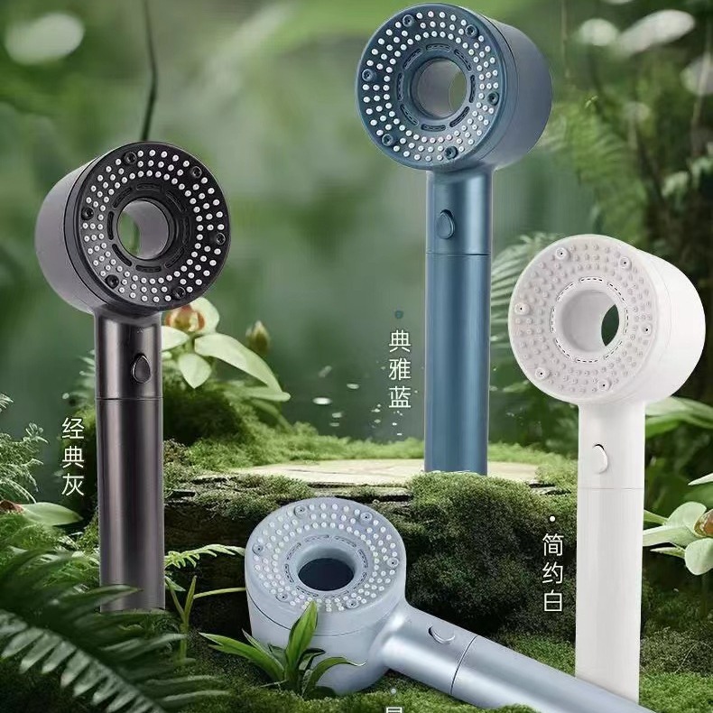 Filter pressurized showerhead, shower head, bath, wear spray, household bathroom water heater, one-button water stop, detachable Application Scenario