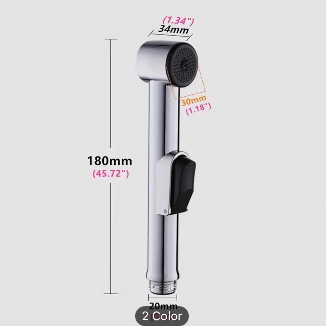 New extended ABS plastic gynecological washer, electroplated gynecological washer nozzle, handheld gynecological washer, gynecological washer spray gun Application Scenario