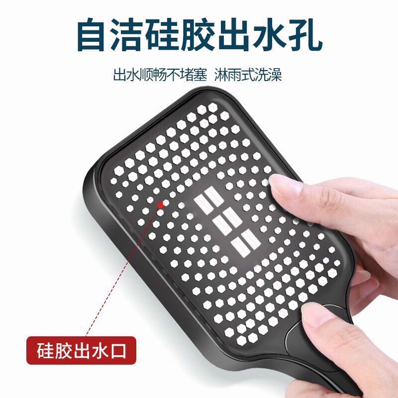 Ningbo handheld pressurized large shower heads, bathroom shower heads, hotel and inn household shower heads are available for wholesale in large quantities details Picture