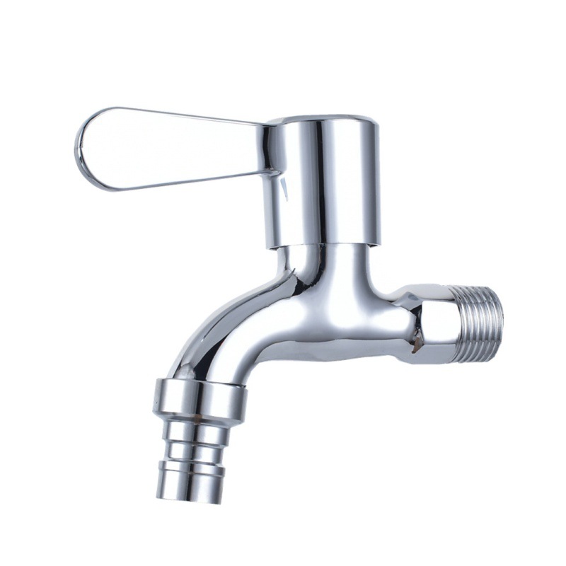 Wholesale of all-copper washing machine faucets, copper valve core quick-opening faucets, household double-switch thickened and lengthened quick-opening faucets Item Picture
