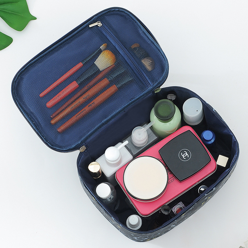Wholesale large-capacity travel makeup bags, multi-functional storage boxes, portable travel cosmetics storage boxes Specification drawing