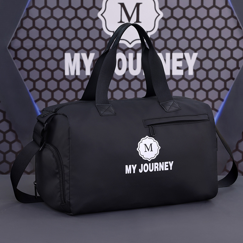 Cross-border Elite Series Short business trip leather film travel bags, single-shoulder crossbody fitness and yoga bags, luggage bags full figure