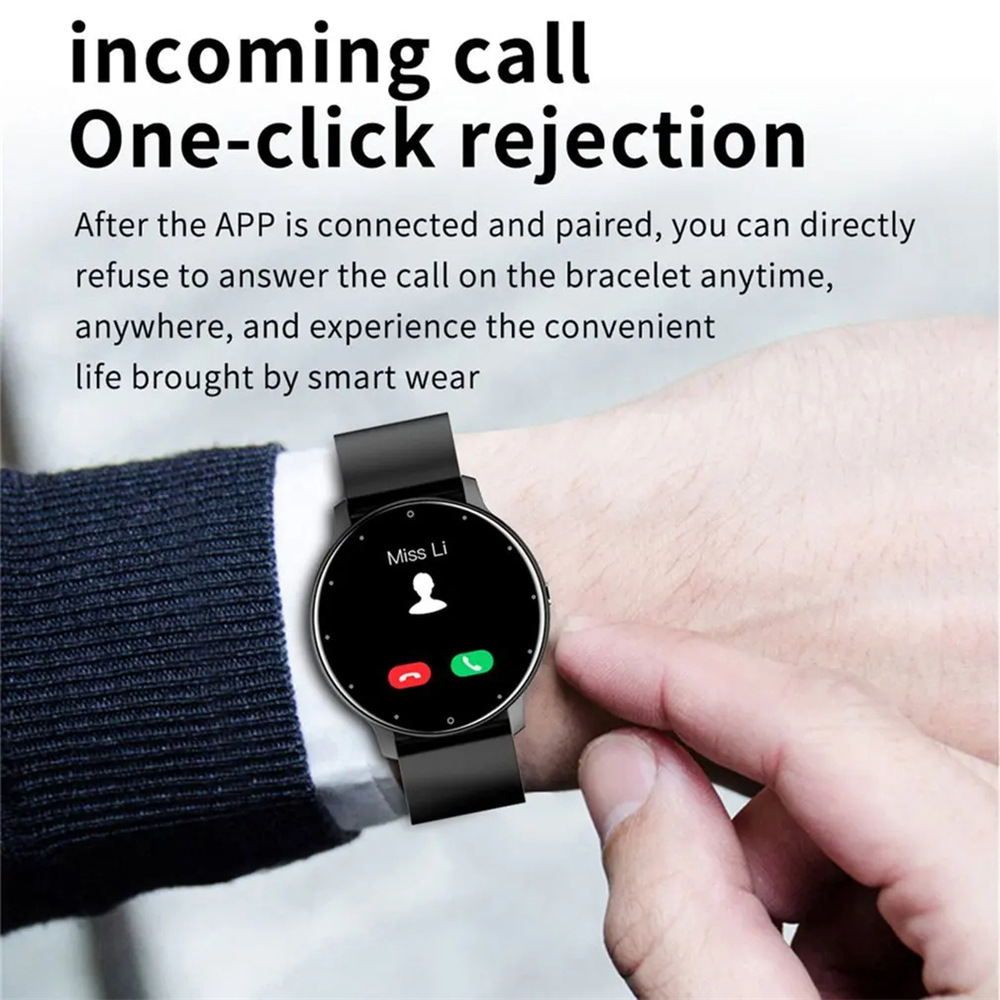 The cross-border bestseller ZL02CPRO Bluetooth call smartwatch monitors heart rate and blood oxygen levels, and provides outdoor sports message reminders Application Scenario