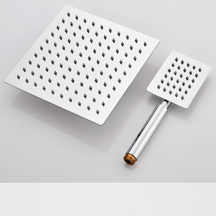 201 stainless steel nozzle, pressurized dome shower head, hand-held square showerhead, shower head wholesale Specification drawing