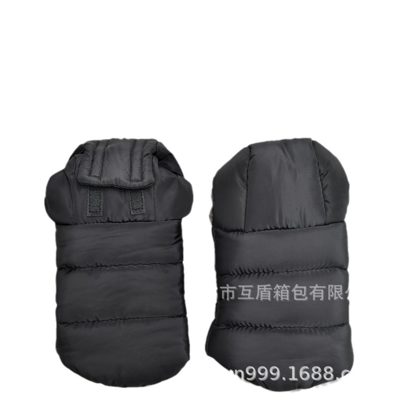 Baby stroller gloves, winter warm plush gloves, anti-freezing hand guards for strollers, thickened with fleece, two sets Item Picture