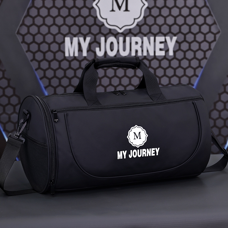 Cross-border travel multi-functional dry-wet separation fitness bag with shoe compartment, large-capacity high-end sports training swimming bag full figure