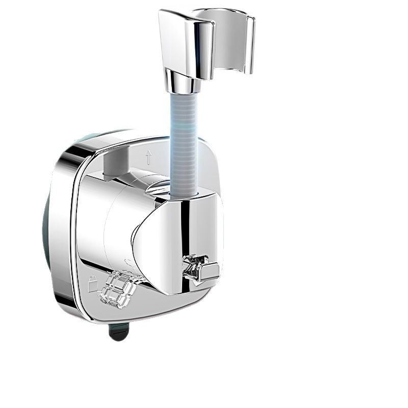 Suction cup shower head stand, no need for drilling, bathroom shower fixation wonder, adjustable nozzle, hook base, waterproof accessory Item Picture