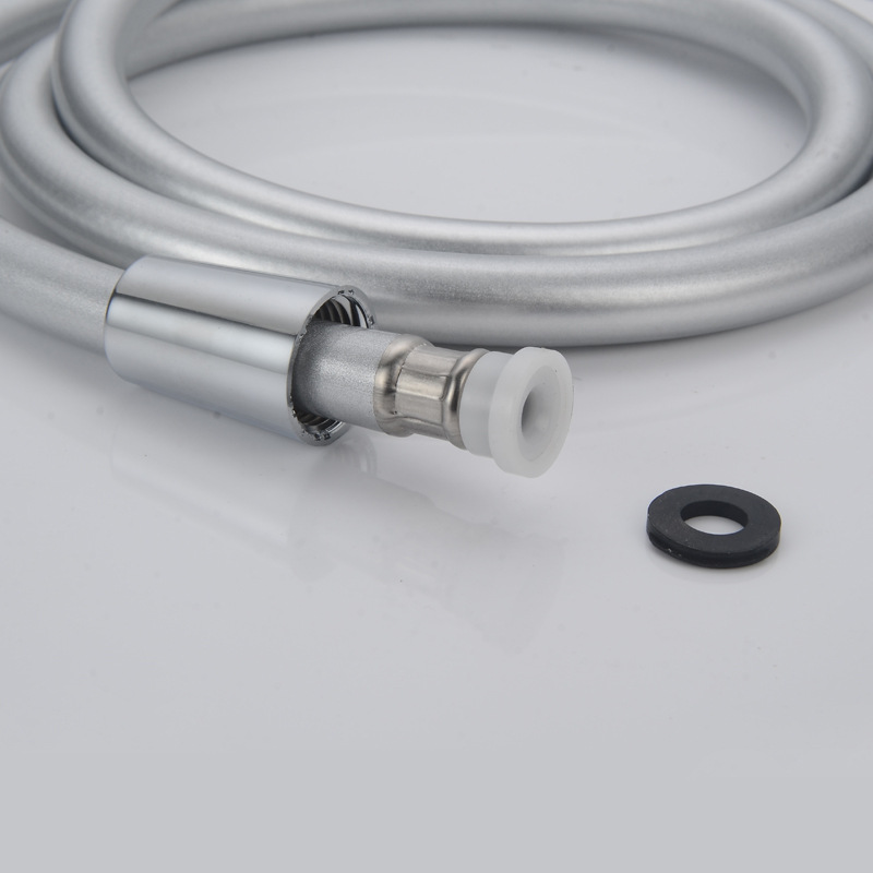 Cross-border exclusive supply of Xiamen shower hose, bathroom shower water inlet pipe, PVC silver powder hose manufacturer Specification drawing