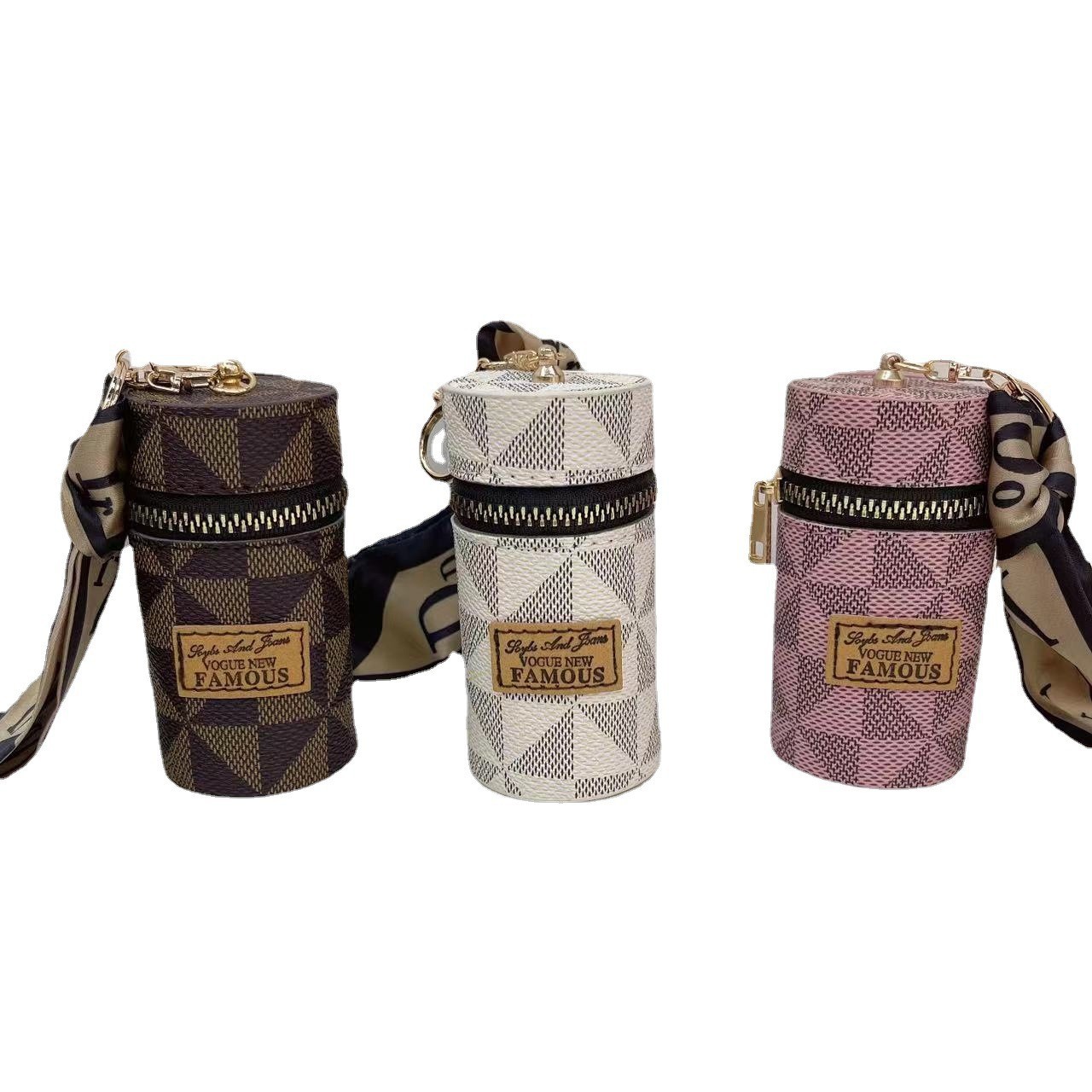 European and American monogram coin purse 2023 new small bag pendant, earphone bag mouth, red envelope, mini keychain bag full figure