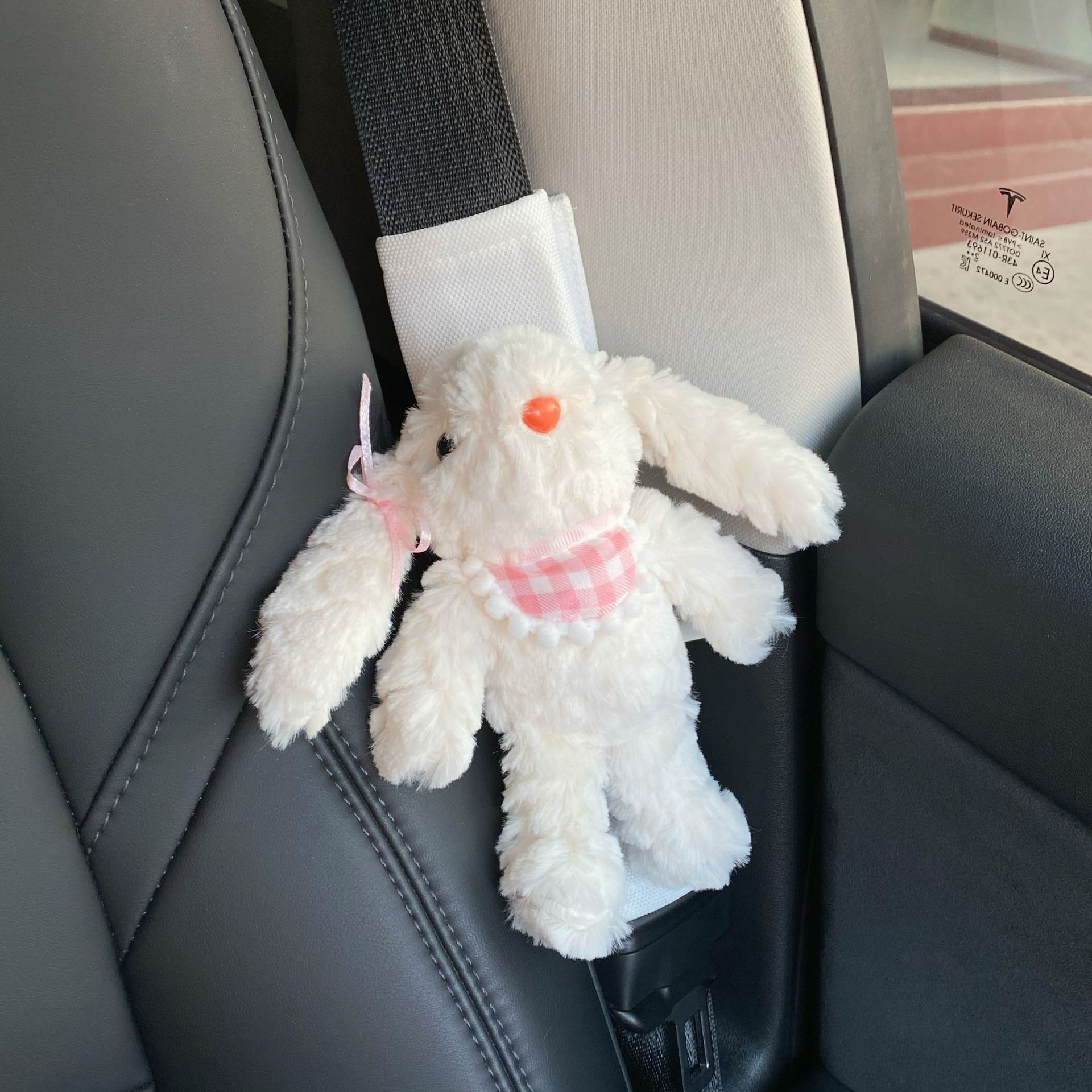 Chuiertu car seat belt shoulder guard, high-end feel, anti-strangling neck, children's safety belt, children's doll, new car gift Specification drawing