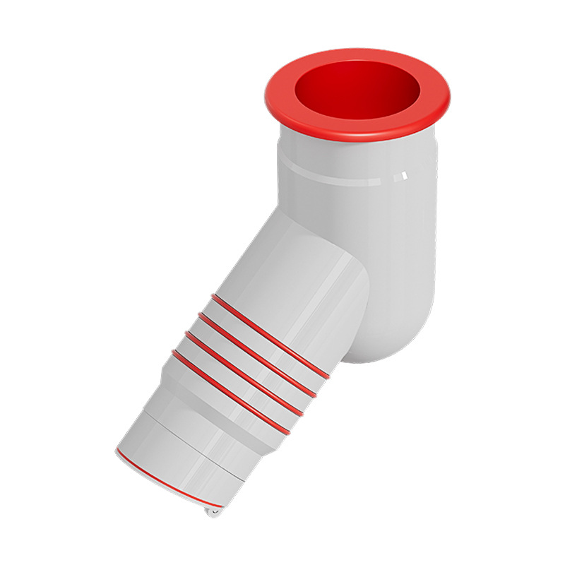 45-degree wall drain three-way special drain pipe, washing machine joint, diagonal plug sealing plug, check valve, anti-odor wonder Item Picture