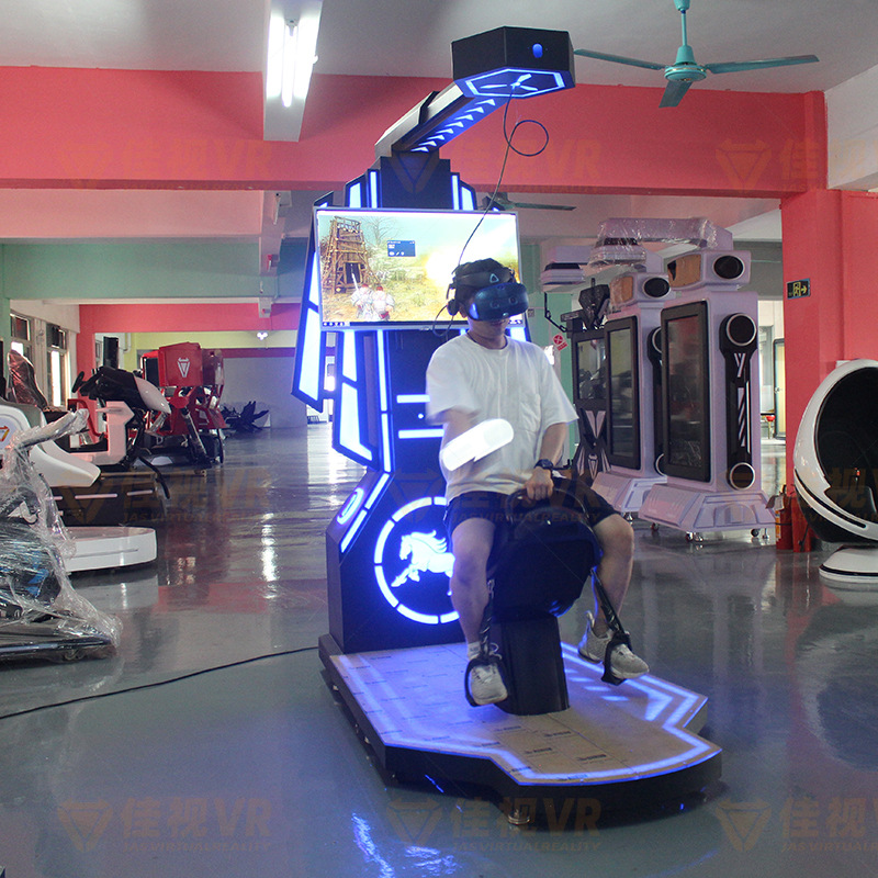 VR Warhorse Entertainment all-in-one machine, large-scale experience hall amusement equipment, VR horseback riding simulator, dynamic immersive game Specification drawing