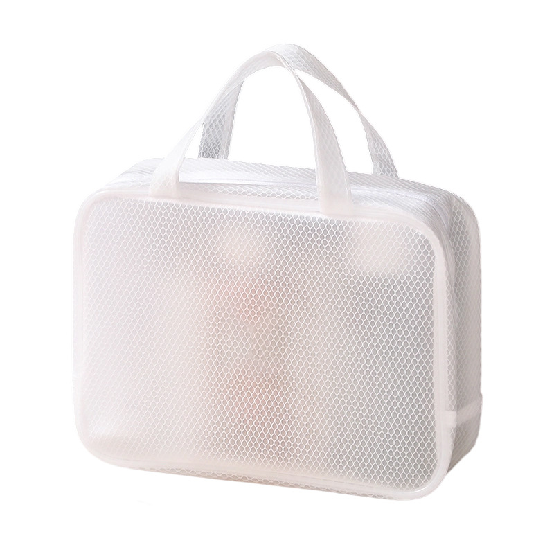 Portable waterproof toiletry bag, large-capacity hand-held cosmetic bag for business trips and travels, new swimming storage bag, bath bag Item Picture