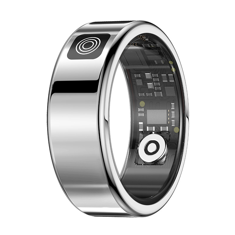 SR08 Smart Ring with display screen, step count, heart rate, blood oxygen count, multi-functional smart ring for cross-border details Picture