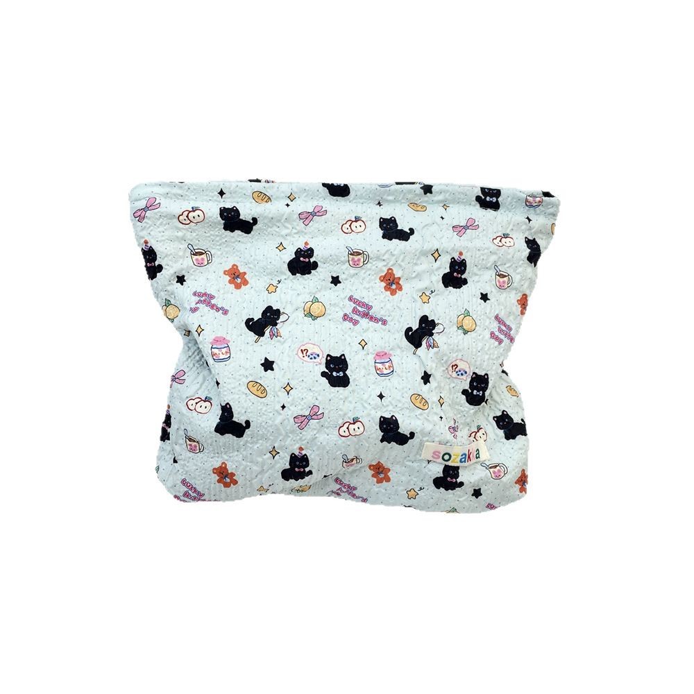 53312 [Copyright Edition] Embossed Cartoon Pattern Large-capacity makeup Bag, Travel Toiletry Storage Bag Inner Liner Item Picture