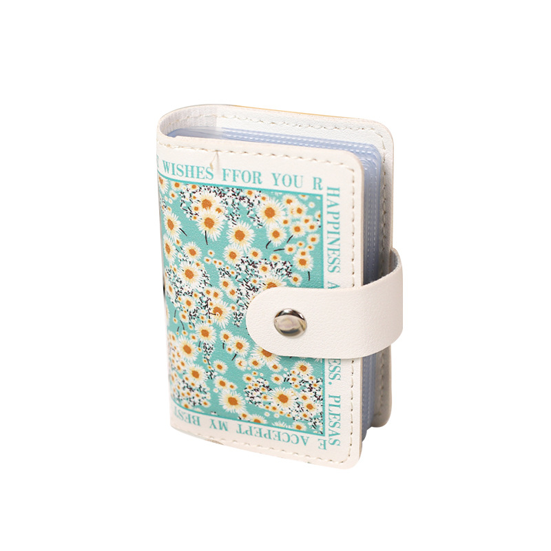 Cartoon cute card bag for students, portable cartoon multi-slot card bag for girls, small and mini, large capacity, one-piece consignment Item Picture