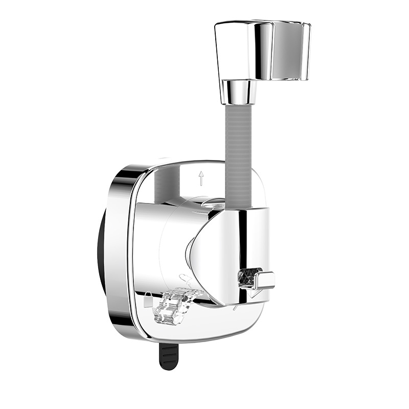 Suction cup shower head stand, no need for drilling, bathroom shower fixation wonder, adjustable nozzle, hook base, waterproof accessory Application Scenario