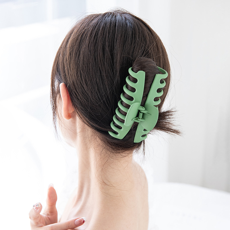 Large bath tray, hair clip, back of the head, medium-sized claw clip, hair clip, headwear, top clip, hair clip, shark clip details Picture
