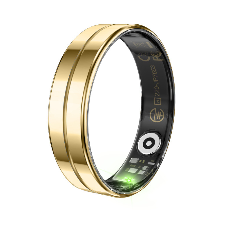 The new cross-border R11 smart ring features advanced technologies such as heart rate, blood oxygen, sleep, exercise step counting, water resistance, Bluetooth and photo-taking full figure