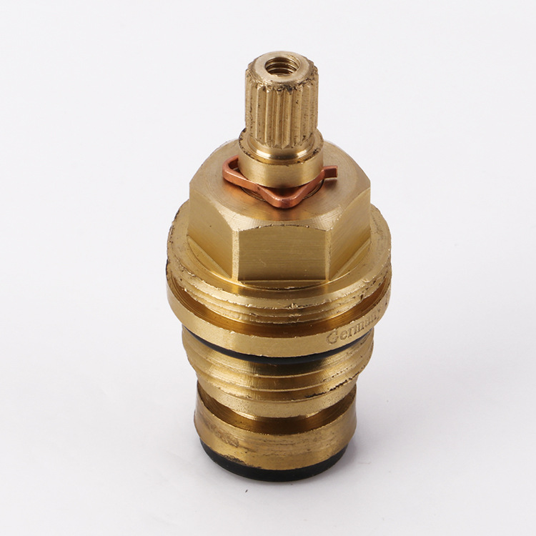 Wholesale copper main body slow-opening valve core single-cooling copper head valve core faucet repair parts from the manufacturer Specification drawing