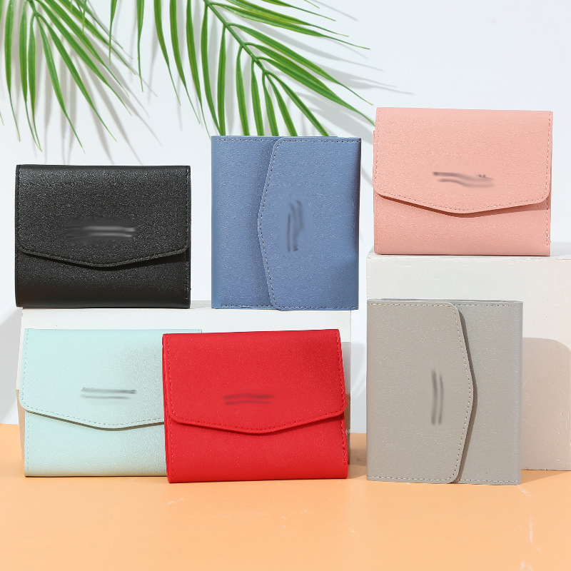 Women's short wallet 2020 new Korean version wallet, leather coin purse, small wallet, PU, 30% off purse full figure