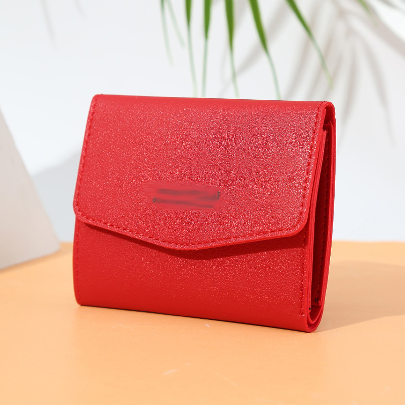 Women's short wallet 2020 new Korean version wallet, leather coin purse, small wallet, PU, 30% off purse Specification drawing