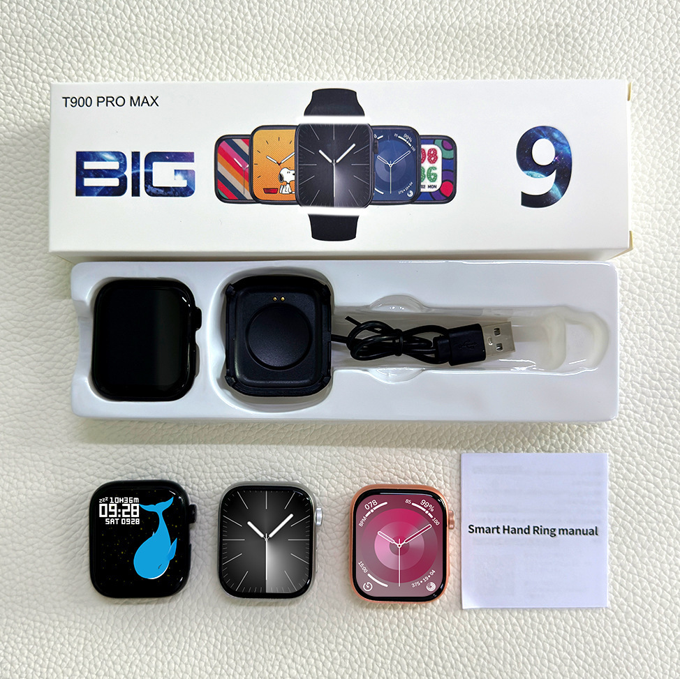 T900PROMAX smartwatch, t900 smart bracelet, Bluetooth call, heart rate, blood pressure, health, step counting, exercise Specification drawing