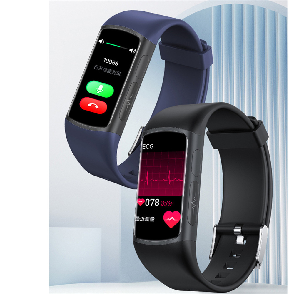 Cross-border new H8 color screen full-touch heart rate and blood pressure monitoring women's health smartwatch bracelet in stock wholesale full figure