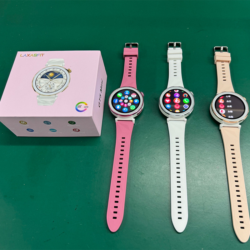 GT5mini Fashion Women's high-resolution screen smartwatch, Bluetooth call, Alipay NFC, Dynamic Island, true step counting details Picture