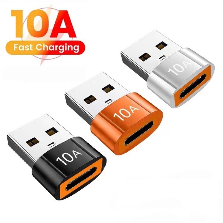 OTG adapter USB to Type-c female adapter charging data audio compatible with Pingguo 15/ Huawei /OPPO full figure