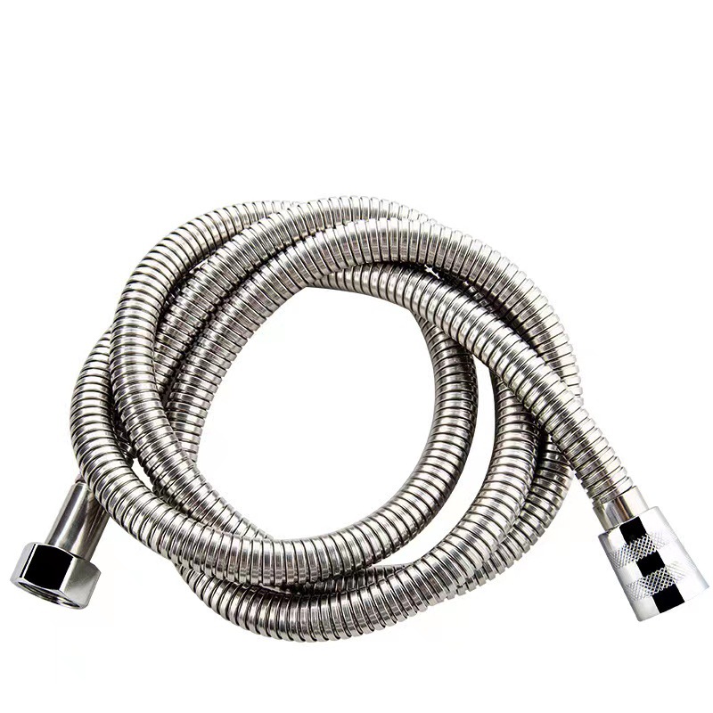 Universal bathroom stainless steel shower hose 1.5/2, 5/10 meters water heater explosion-proof shower hose nozzle tube Item Picture